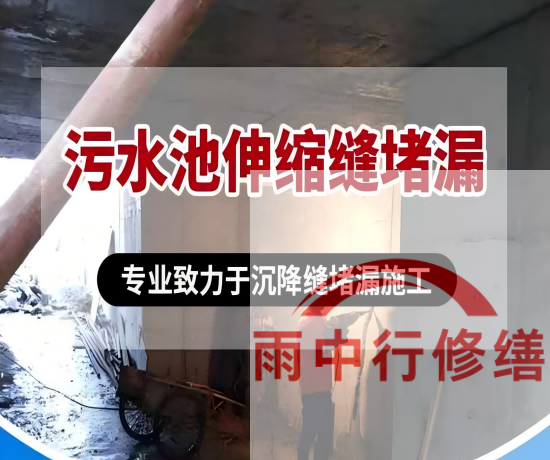 静安某污水处理厂钢筋混凝土池堵漏案例